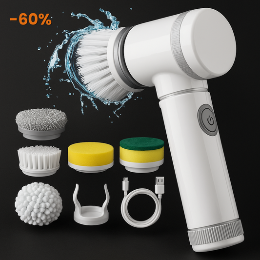 SCZOTKUŚ ™ - BEZPRZEWODOWA SZCZOTKA OBROTOWA Z TECHNOLOGIĄ 360°